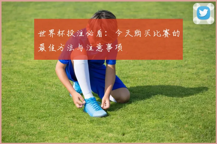 世界杯投注必看:今天购买比赛的最佳方法与注意事项